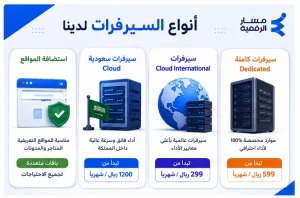 أسعار استضافة المواقع والسيرفرات السحابية في السعودية