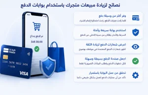 نصائح لزيادة مبيعات متجرك باستخدام بوابات الدفع